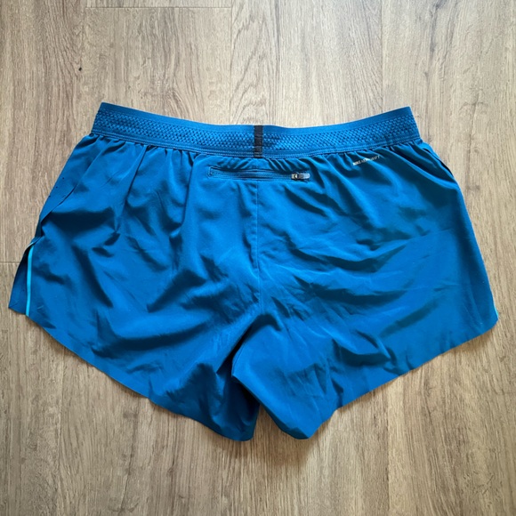 Sporty Bold Blue Nike Shorts with Adjustable Waistband - Picture 2 of 2